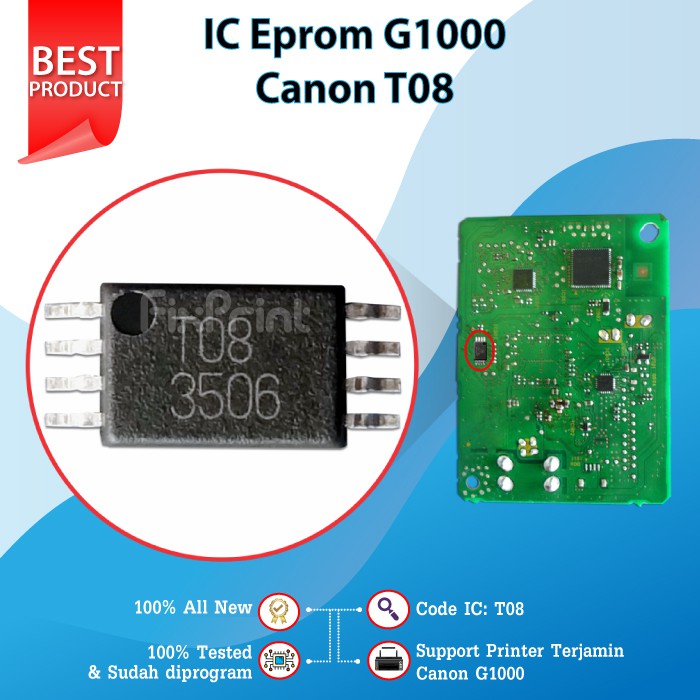 Máy In Eprom Ic Canon G1000 T08 Ic Eeprom Reset Canon G1000 Resetter Canon G1000 T08