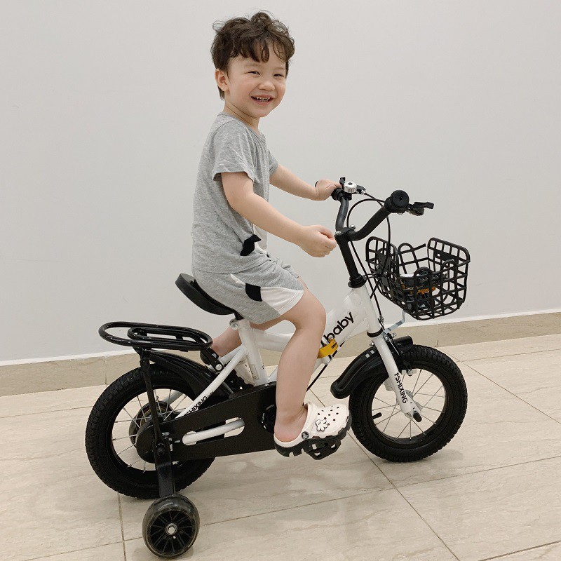 Xe đạp trẻ em 12inch [FREE SHIP]có thể gấp gọn, [Sale] xe đạp cho bé