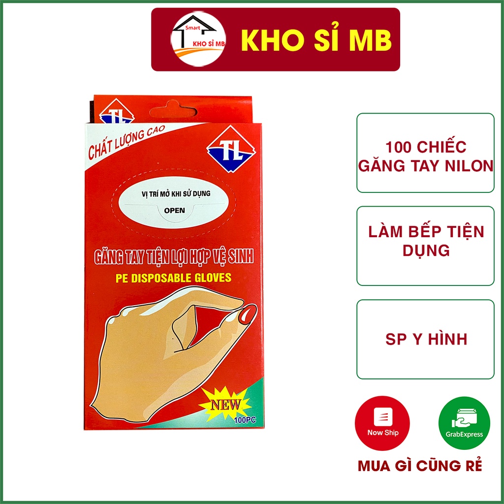 70 chiếc găng tay nilon, bao tay làm bếp tiện dụng  kho sỉ mb