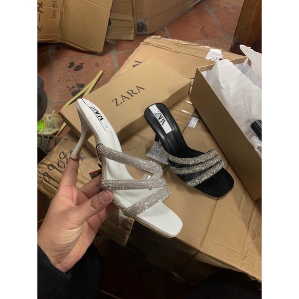 Guốc zara quai đá fullbox
