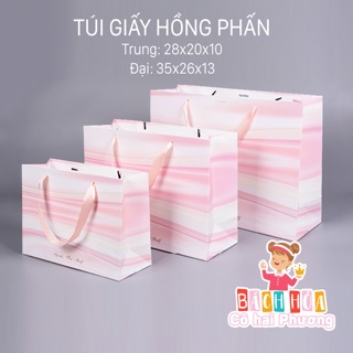 TÚI GIẤY ĐỰNG QUÀ VÂN ĐÁ ĐỘC ĐÁO, SANG TRỌNG (Size trung/đại)