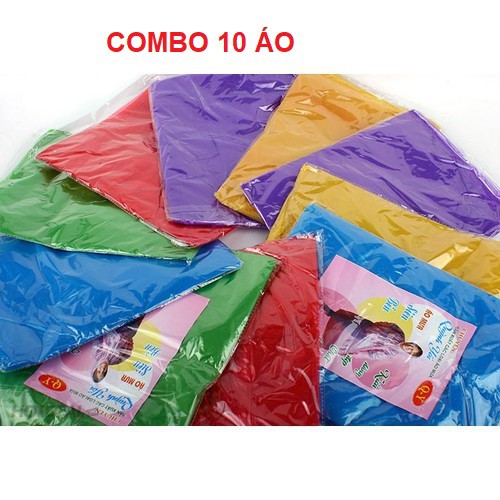 Combo 10 Áo Mưa Giấy Nhiều Màu Sắc Đi Đường Đi Phượt Tái Sử Dụng Được Nhiều Lần