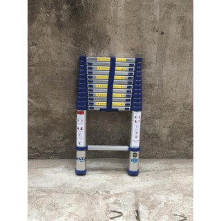 Thang nhôm rút đơn ninda nhật bản màu xanh 5m, 4m8, 4m4, 3m8, 3m2