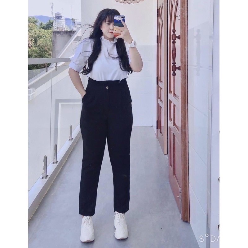 Sét cổ bèo + quần bagy bigsize 60-90kg