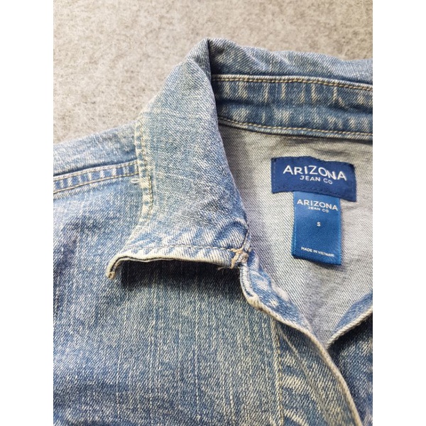 Áo khoác jean crop top