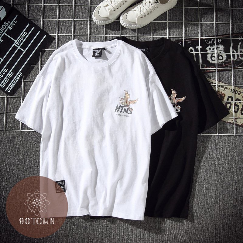 Áo phông nam họa tiết Bạch Hạc cực kì chất mẫu mới cho hè 2021 | BigBuy360 - bigbuy360.vn