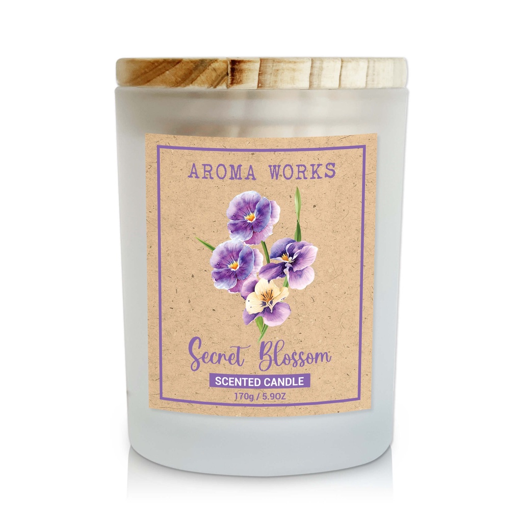 Nến Thơm Thiên Nhiên Aroma Works Natural Scented Candle - Secret Blossom