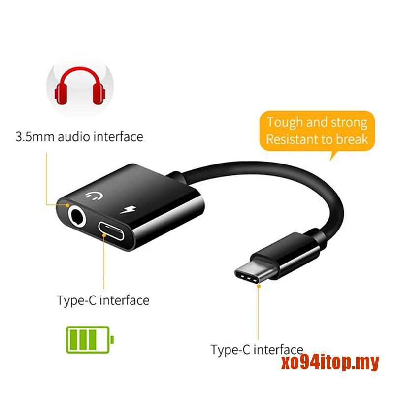 Đầu Chuyển Đổi Âm Thanh Tai Nghe 2 Trong 1 Sang 3.5mm Au | BigBuy360 - bigbuy360.vn