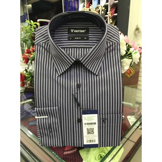 Áo sơ mi dài tay slim fit hiệu Việt Tiến