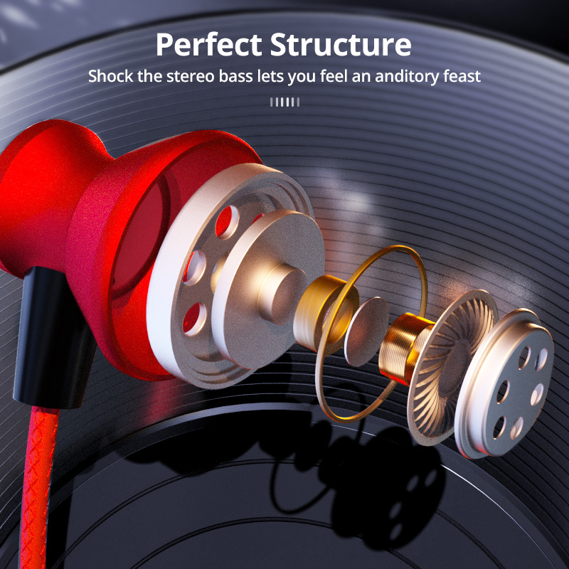 Tai Nghe Nhét Tai HdoorLink Chống Nước Âm Thanh Siêu Trầm Cho Xiaomi Android Samsung