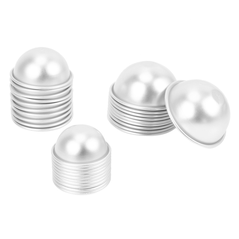 30pcs- Bộ khuôn bom tắm , 15 Bộ 3 kích thước Khuôn &amp; Máy ép bom tắm để làm đồ dùng tự làm
