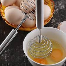 Dụng Cụ Đánh Trứng Bằng Tay INOX Cao Cấp - Đánh Trứng Lò Xo