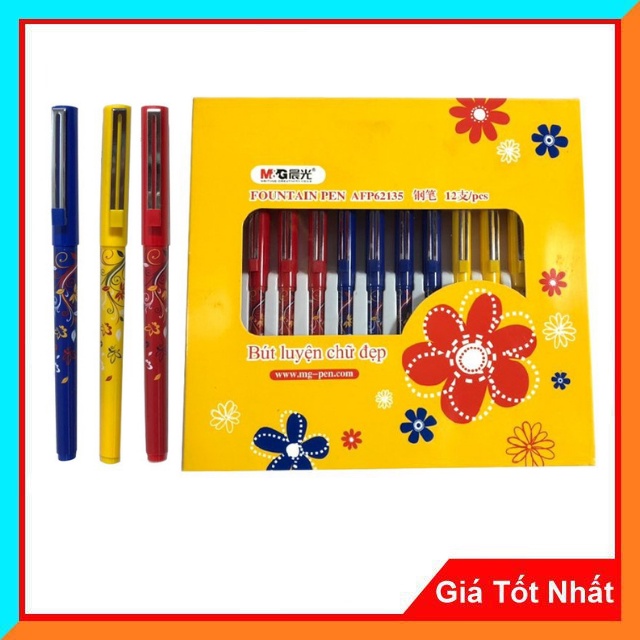Bút Máy Luyện Chữ Đẹp M&G Mã Số 62135-Ngòi Bút Viết Trơn,Đẹp Phù Hợp Cho Học Sinh Viết Bài, Luyện Chữ Đẹp