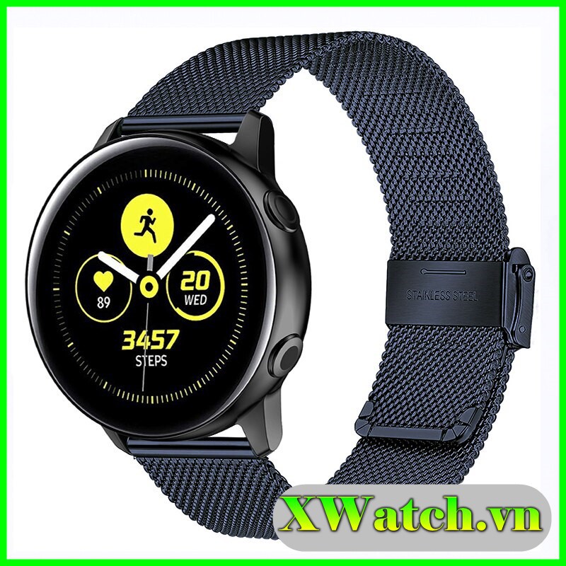 Dây đồng hồ thép lưới Mesh Xiaomi Amazfit GTS GTS 2 GTS2 mini GTS 2e cực bền, chống gỉ, chống oxy hóa, chống phai màu