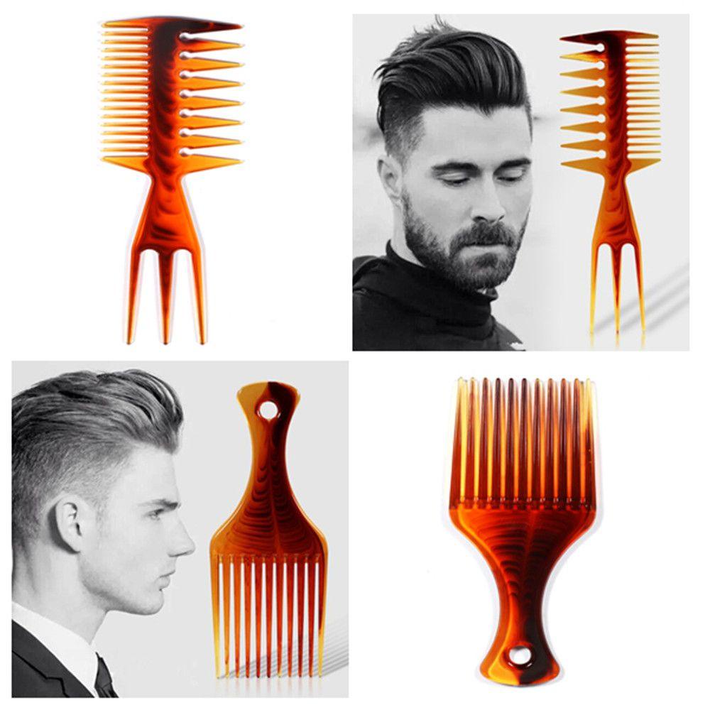 Lược Chải Tóc Tạo Kiểu Afro Hai Đầu Chuyên Dụng Cho Salon Làm Đẹp