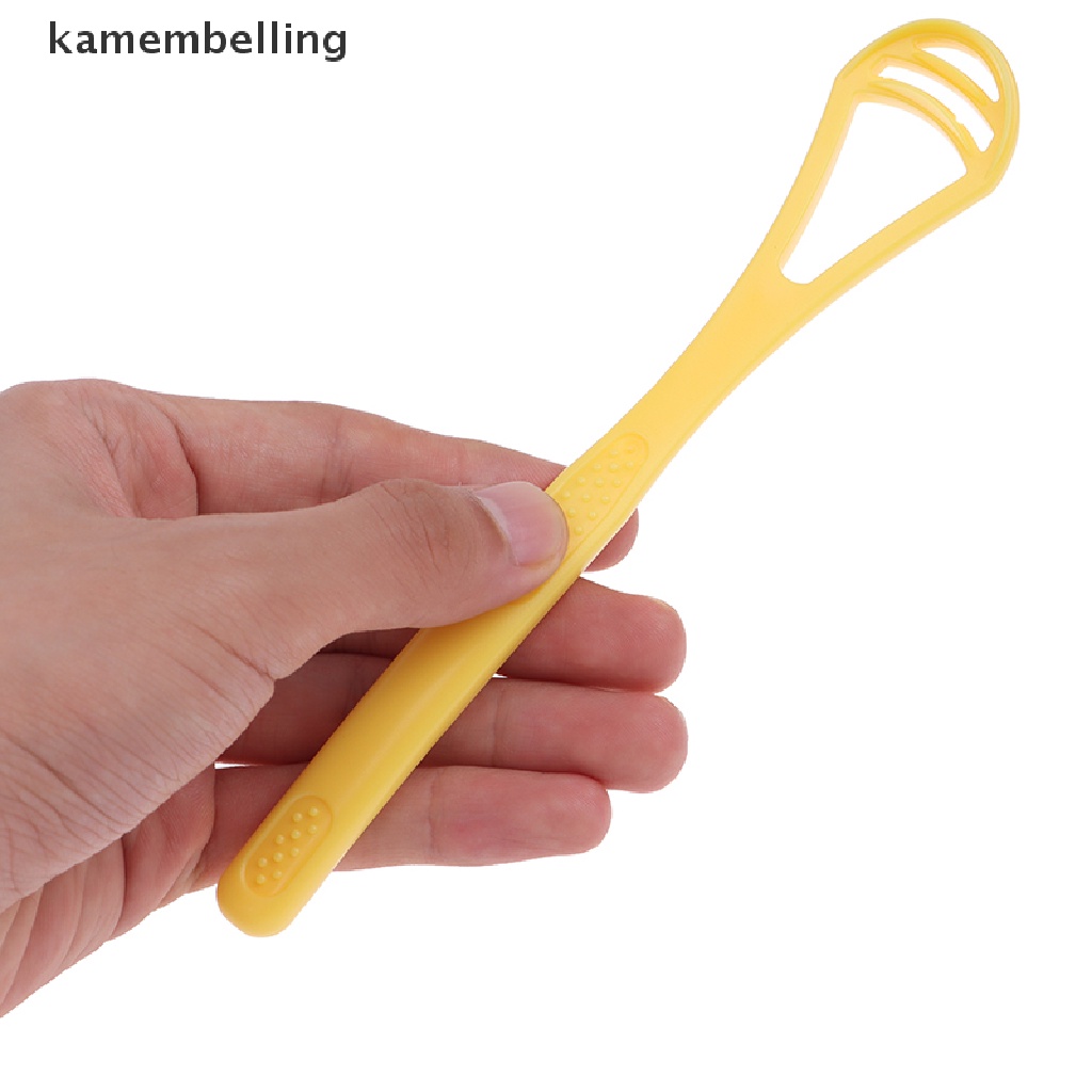Kamembelling 1 Dụng Cụ Cạo Lưỡi Bằng Silicone Chống Vi Khuẩn Cho Trẻ Em Và Người Lớn