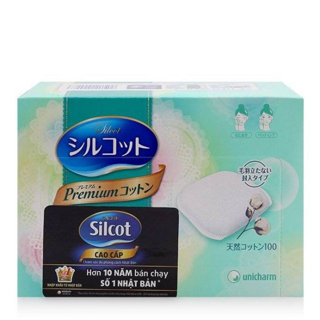 Bông tẩy trang  cao cấp Silcot 20 miếng
