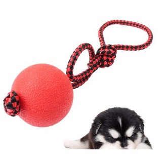 Bóng Tập Cắn Cao Su Có Dây Cho Chó - Bóng Cao Su Siêu Bền Đặc Ruột Cocopetshop