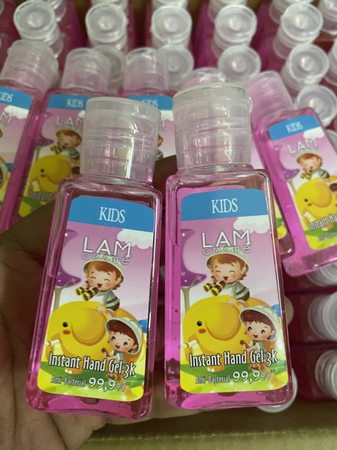 Gel Rửa Tay Khô 3K LamCosme KIDS 60ml