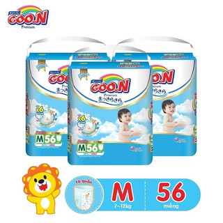 Combo 3 gói Tã Quần Goo.n Premium M56 (7-12kg)