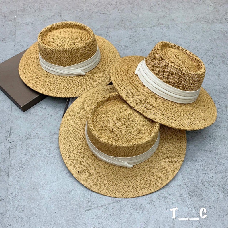 Nón cói Gaucho vành rộng thời trang chuẩn form cho nàng đi biển, chụp ảnh sống ảo - Tiệm Cói Cô Lê