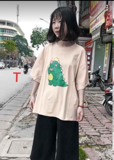 Áo phông thụng khủng long khóc DTR0320