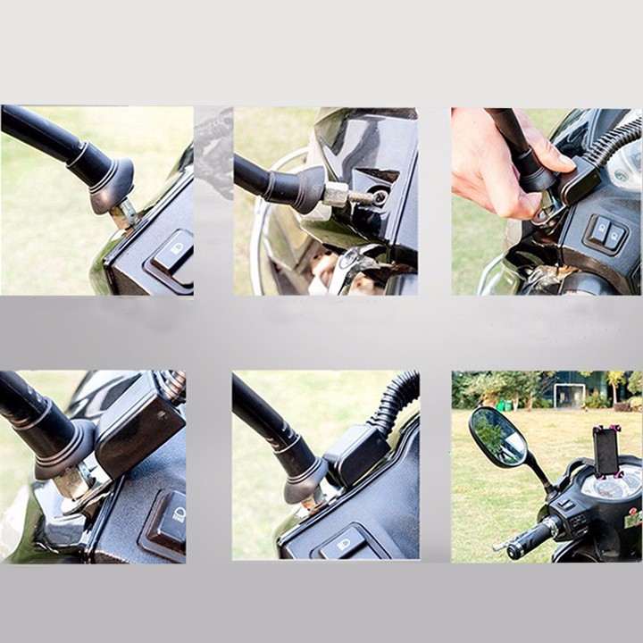 KEP DIEN THOAI TREN XE MAY 4 CHAN