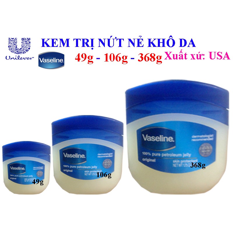 KEM NỨT GÓT CHÂN VASELINE 49G