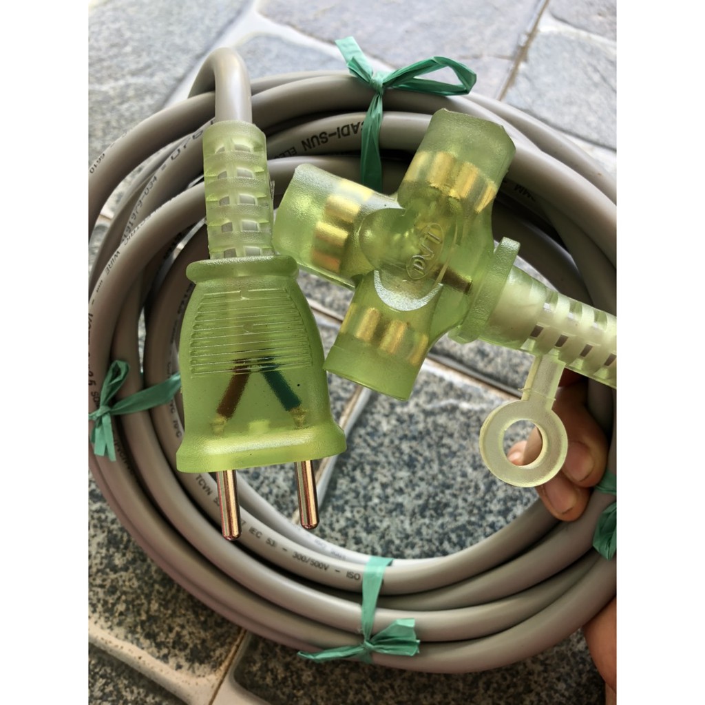 DÂY ĐIỆN ĐÚC LIỀN Ổ PHÍCH 10M