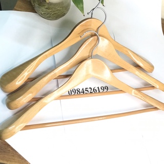 Móc Gỗ Vest CAO CẤP - dùng cho shop công sở - chuyên đồ Vest - Áo cưới