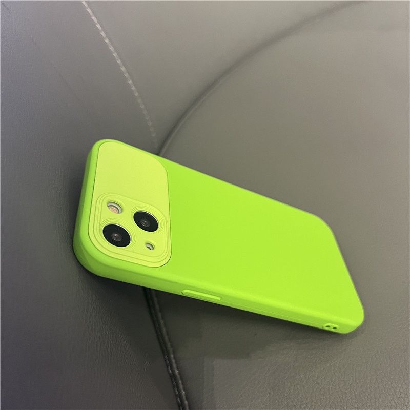 Ốp Điện Thoại Silicone TPU Mềm Màu Trơn Chống Sốc Cho Iphone 14 Pro Max