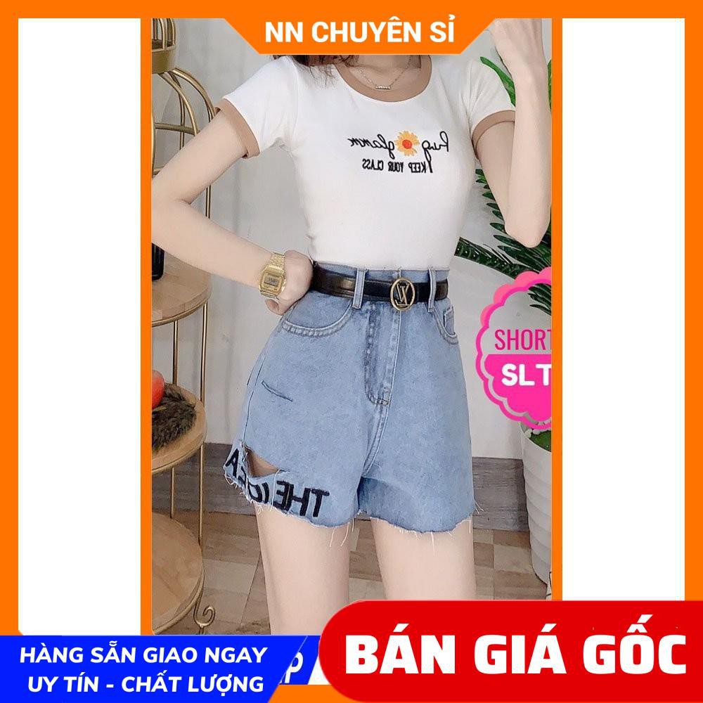 QUẦN  SHORT JEAN CỰC CHẤT SLT154 ⚡ ẢNH THẬT⚡ SHORT JEAN NỮ