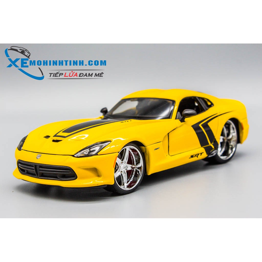 Xe Mô Hình Dodge Srt Viper Gts 2013 1:24 Maisto (Vàng)