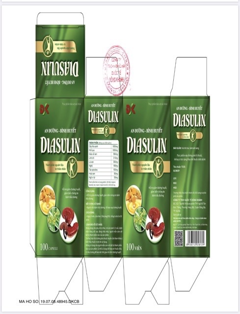 DIASULiN - an đường - bình huyết