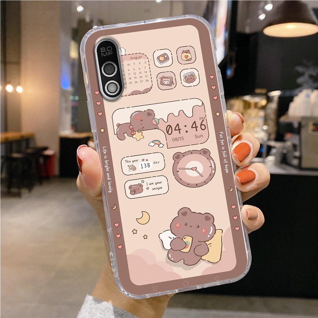 Ốp Lưng VSMART BEE - BEE 3 - LIVE - STAR , In Hình Gấu Cute, màu sắc bắt mắt.