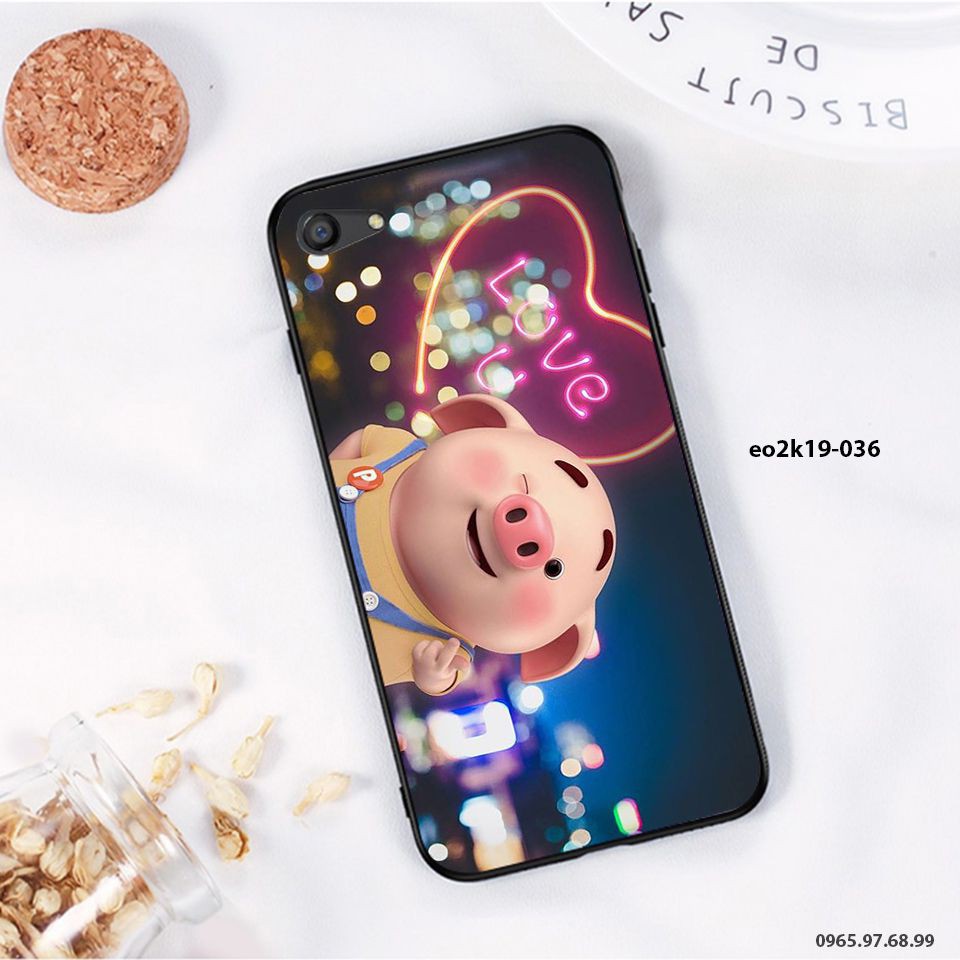 [ GIẢM GIÁ CỰC SỐC ]  Ốp lưng dẻo viền đen cho các dòng Oppo Neo5, Neo7, Neo9s in hình heo con siêu cute