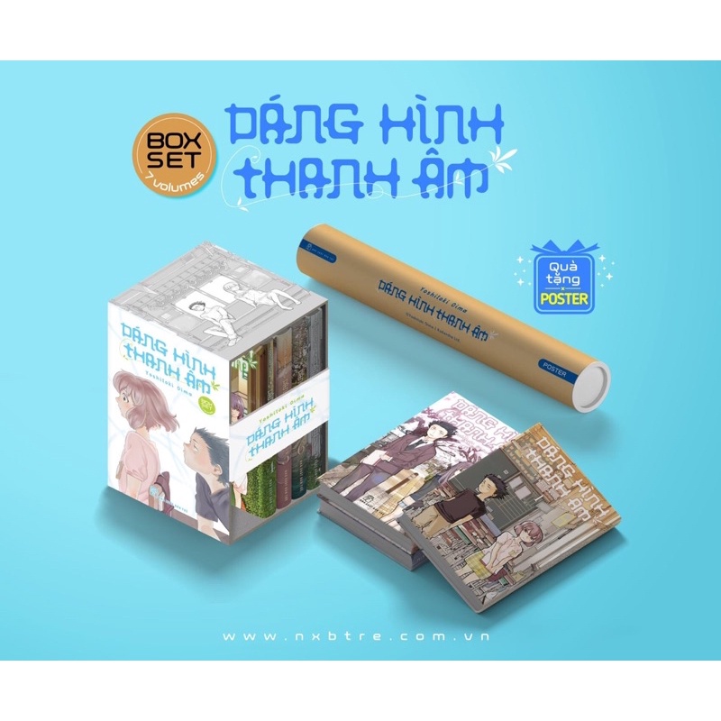 Truyện tranh: Dáng Hình Thanh Âm (Boxset- Tặng kèm poster khổ lớn)