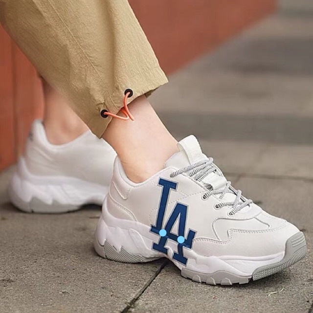 Giày MLB LA, Giày Thể Thao LA Kiểu Dáng Thể Thao Tăng Chiều Cao Độn Đế 4cm Bản Đẹp - Alitastore