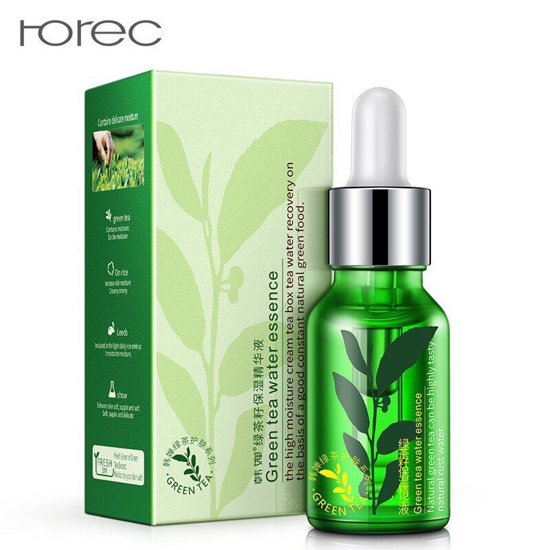 Tinh chất serum trà xanh Rorec Bioaqua giúp da Trắng Sáng - Lành Mụn - Căng Mịn Trong Suốt