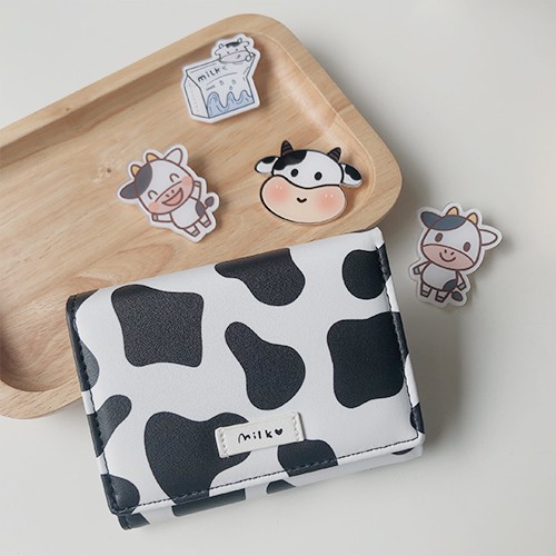 Ví bò sữa, ví cầm tay nữ mini  2021 xinh xắn, nhỏ gọn, bỏ túi, chất liệu da PU cao cấp VB001 | BigBuy360 - bigbuy360.vn