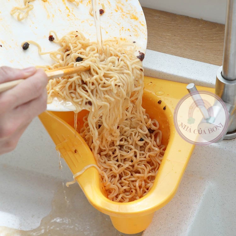 Giỏ Lọc Rác Bồn Rửa Chén Thông Minh Dụng Cụ Lọc Rác Bồn Rửa Bát Hình Tam Giác
