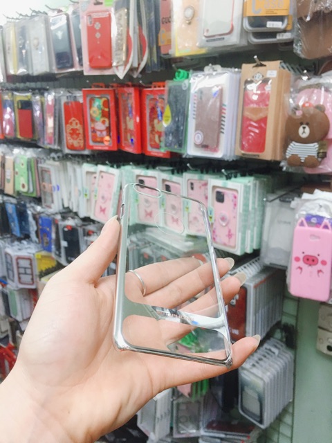 Ốp MEEPHONG lưng trong cứng viền màu iphone6/6s