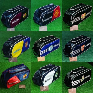 TÚI 2 NGĂN CLB ĐỰNG GIÀY ĐÁ BÓNG ( Câu Lạc Bộ MU , Chealsea , Arsenal , Barca , Real )