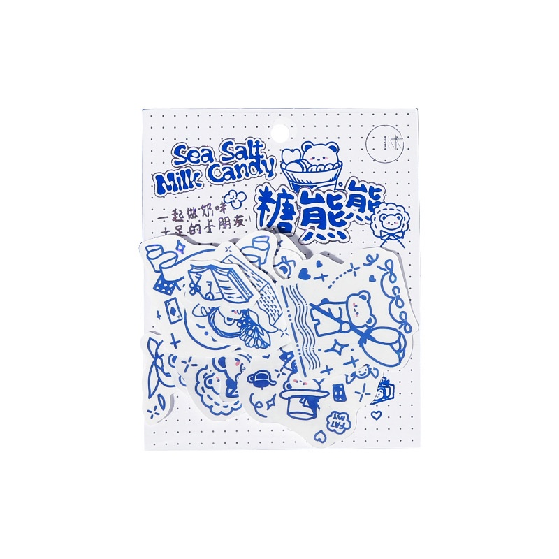 Bộ 30 Miếng Dán Mini Họa Tiết Hoạt Hình Động Vật Dễ Thương Trang Trí Sổ Tay / Nhật Ký DIY 4 Kiểu