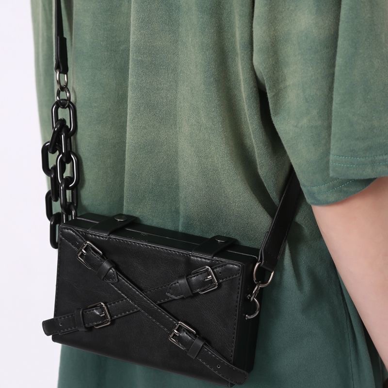 Túi cốp hộp da unisex