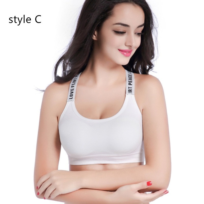 Áo ngực thể thao co giãn liền mạch có đệm chống sốc cho nữ tập gym yoga [35-65kg]