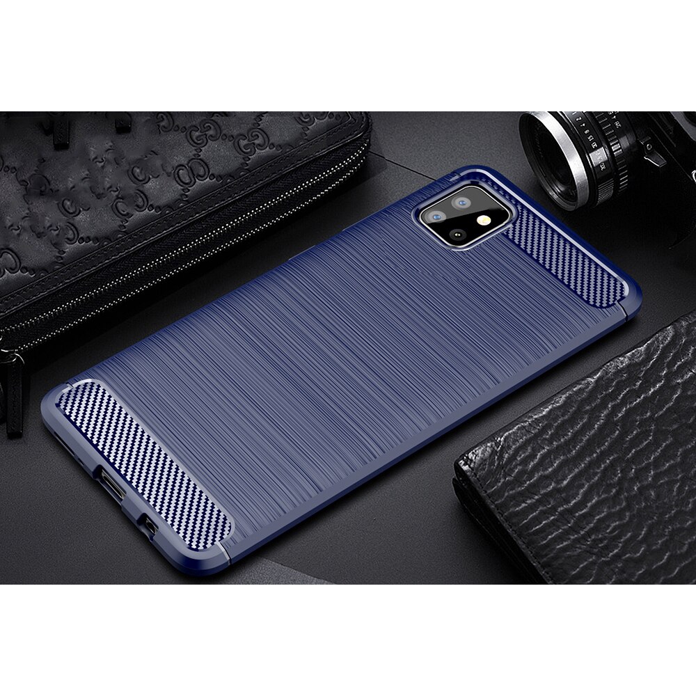 Ốp điện thoại sợi carbon chống sốc cho Samsung Galaxy Note 10 Lite