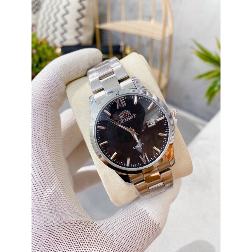 Đồng hồ nam sang trọng Orient dây thép không gỉ , kim trôi , máy pin , đồng hồ thời trang | BigBuy360 - bigbuy360.vn