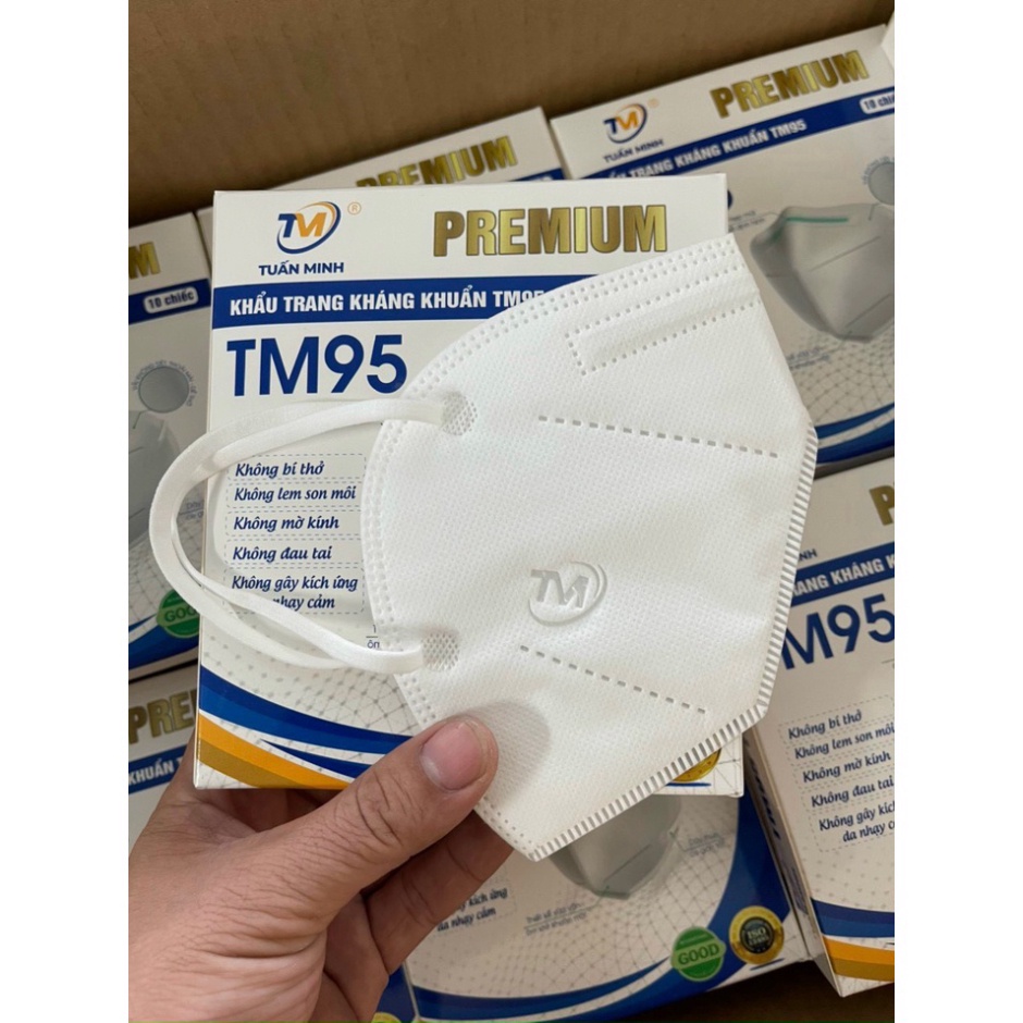 Khẩu Trang N95 Chính Hãng Tuấn Minh  Mask 5 Lớp Kháng Khuẩn Cao Cấp