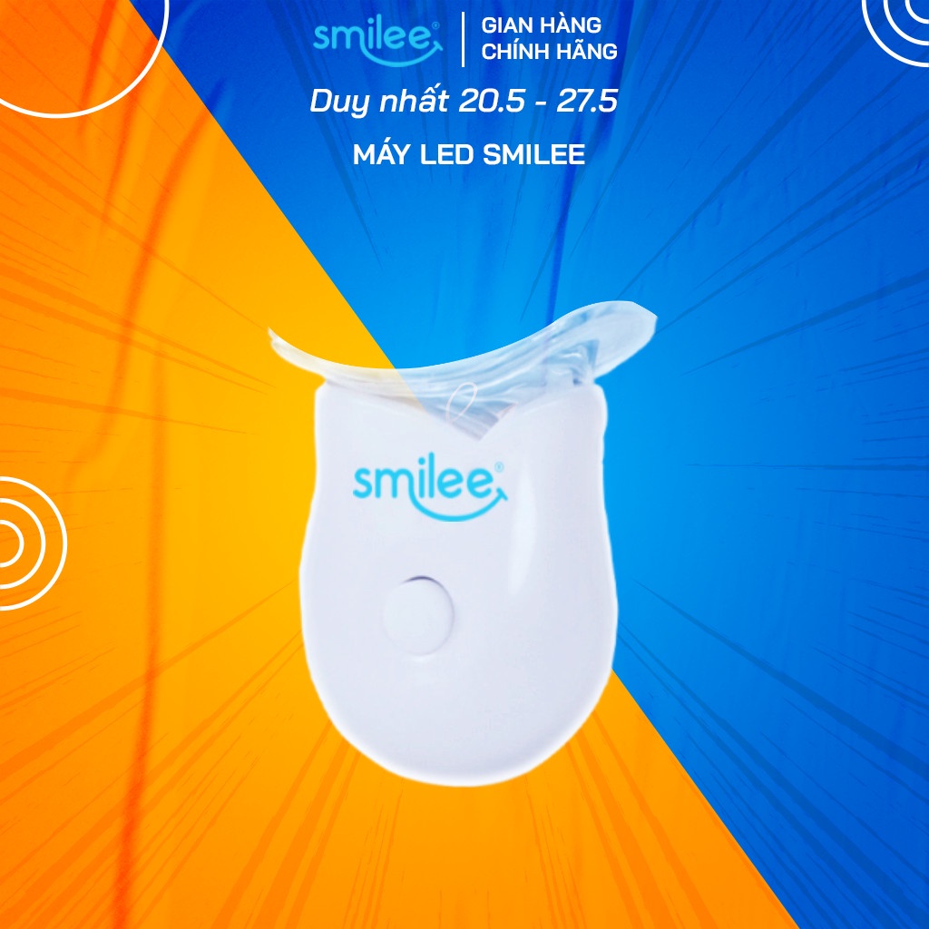 Máy LED máy tẩy trắng răng Smilee làm trắng răng tại nhà, an toàn cho cho sức